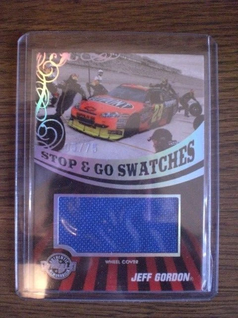 Jeff Gordon 2009 Wheels Stop & Go Swatches RARE #5/75 - Image 1 of 2