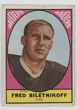 1969 Milton Bradley Win-A-Card Game 1967 Topps Football Fred Biletnikoff HOF