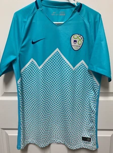 Maglia calcio Nike Authentic Slovenia Nazionale taglia M blu turchese 2016 - Foto 1 di 9