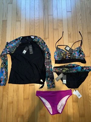 Nuevo traje de baño bikini grande Sketchers 2 piezas camiseta de baño y parte inferior de sombra y orilla Foto 1 de 4