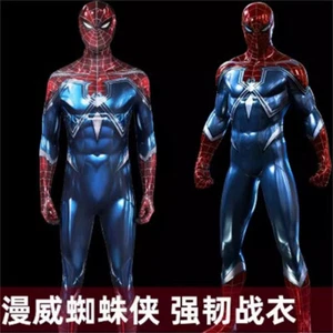 Marvel’s Spider-Man Cosplay Jumpsuit Suit Halloween Costume Uniform Bodysuit Set - Picture 1 of 21