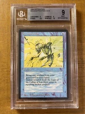 MTG✨RECONSTRUCTION ✨Antiquities BGS Quad 9’s++ w/10 MINT 1994 A. Maddocks ART - Image 1 of 2