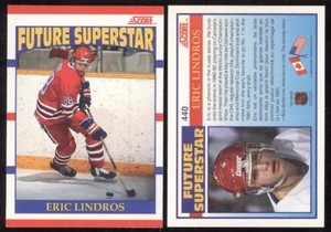 ERIC LINDROS PHILADELPHIA FLYERS NHL HOCKEY CARD SEE LIST