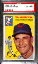 1954 TOPPS #7 TED KLUSZEWSKI PSA 6 31326730