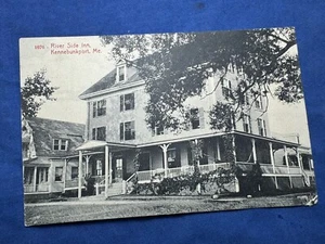 1910 Kennebunkport, ME Postcard - The River Side Inn - Picture 1 of 2