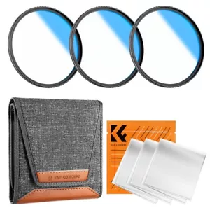 K&F Concept Star Filters 3pcs Set 4+6+8 Points Cross Screen Starburst Filter - Picture 1 of 12