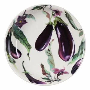 Emma Bridgewater Aubergine & Flowers Medium Pasta Bowl 1 x 23cm, Ceramic - Picture 1 of 4