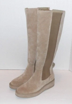 Botas Dolce Vita Gamuza Cuero 16" Tostado Mujer Talla 6 Impermeables Foto 1 de 4