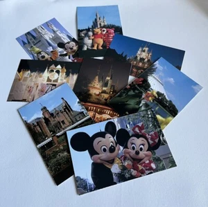 Disney Magic Kingdom Park Mickey Minnie Goofy Pooh & Friends Postcards Lot of 8 - Picture 1 of 11