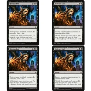 4 x HIDEOUS END NM Nissa vs Ob Nixilis MTG Black - Instant Com - Picture 1 of 1