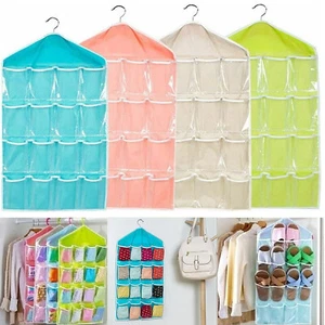 Over The Door Shoe Organizer Hanging Rack Storage Bag Holder Hanger Shelf Closet - Picture 1 of 14