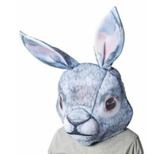 Rabbit Bunny Oversized Mascot Mask Adult Headpiece Halloween or Easter Costume