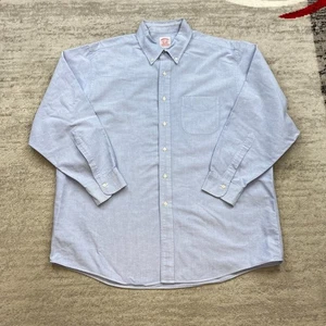 Camisa de Colección Brooks Brothers Oxford Abotonada 17.5-4 Azul Vestido Exterior Preppy - Imagen 1 de 11