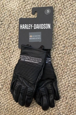 Harley Davidson Motorcycle Gloves Leather Revelry Riding Black Women's S Small - Image 1 of 3