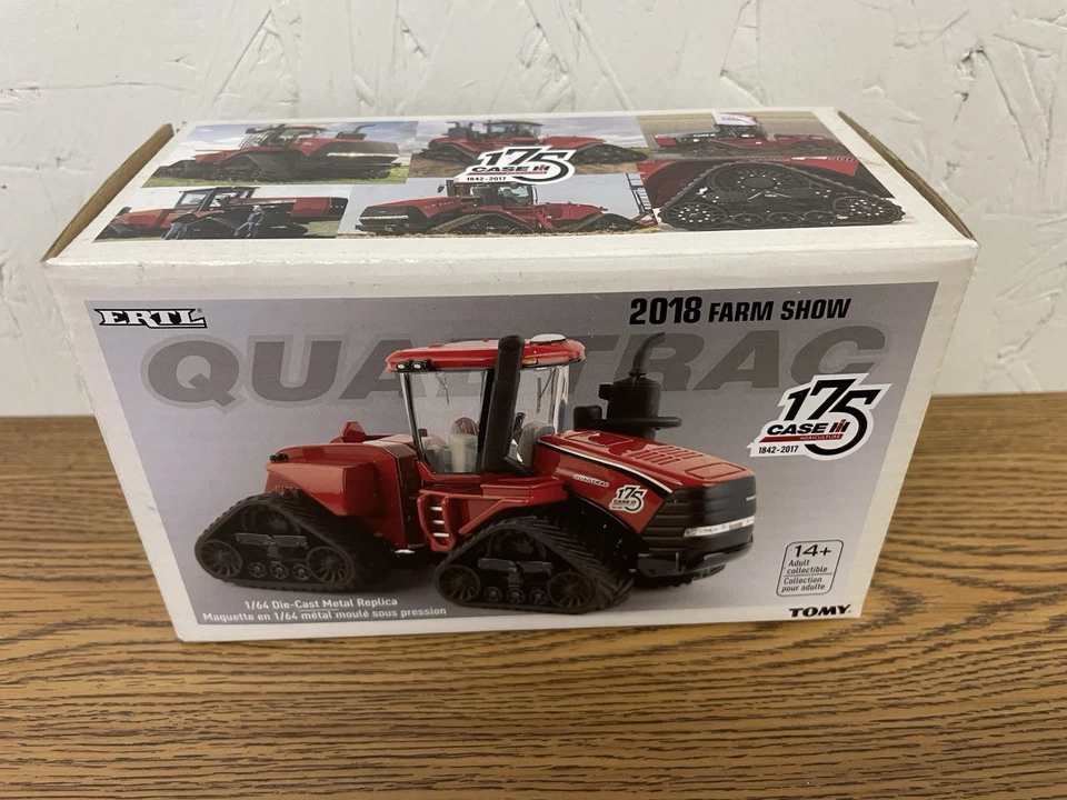 1/64 Case IH Steiger Quadtrac 4WD Tractor, 175 Years Case, 2018 Farm Show, ERTL - Image 1 of 1