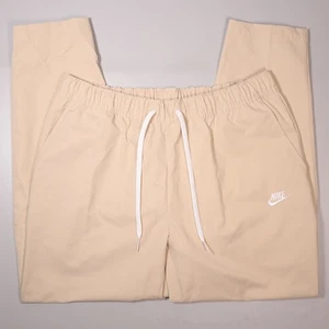 Nike Club Woven Tapered Leg Pants DX0623 Beige Jogger Men’s XL x 29" - Picture 1 of 9