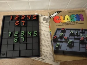 Vintage Pressman Think Series CLASH Abstract Strategy Board Game Complete 1986 - Picture 1 of 1