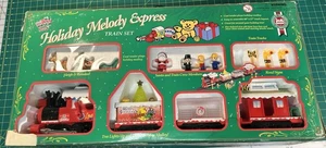 Set treno espresso vintage LGB Holiday Melody - treno natalizio musicale con luci - Foto 1 di 24