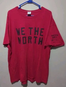 Toronto Raptors T Shirt We The North 2019 NBA Finals Game 2 Playoffs SGA XL Red - Picture 1 of 4