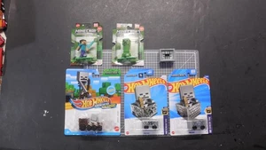 2025 Hot Wheels Racer Verse Minecraft Spider Jockey Minecart 6 Stück Minecart - Bild 1 von 5