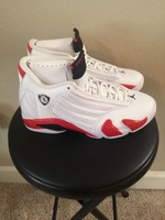 jordan 14 candy cane size 7