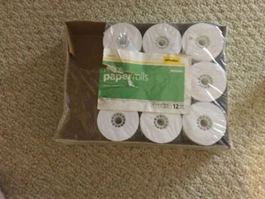 OFFICE MAX 9 Rolls 2 1/4in. x 130 ft Bond Paper Rolls (57mm x 39m) OM98103 - Picture 1 of 1