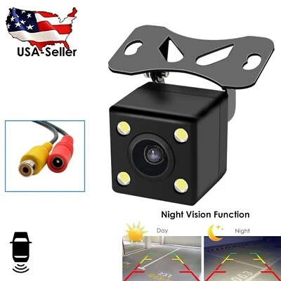 New Backup Camera Rearview Universal Mount Wide Angle for ALPINE Car Radio - Image 1 of 4