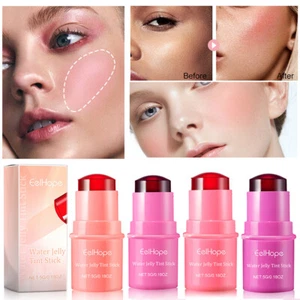 1Pc Water Jelly Tint Stick Makeup Moisturizing and Plump Lip Gloss Stick + - Picture 1 of 24