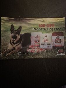 Redbarn Dog Food Coupon $25 Off Any Redbarn Dog Food Online Purchase