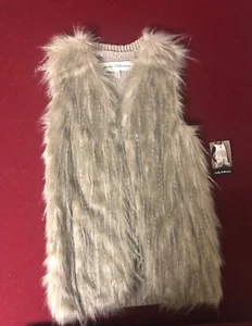 NWT Women's Natural SEBBY Faux Fur (Front Only)color Natural Size S - Picture 1 of 8