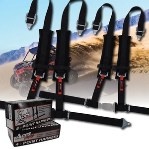 4 Point Harness (Pair) RZR Canam X3 1000 Turbo YXZ Polaris 1000 170 570 800 - Picture 1 of 27