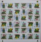 Tajikistan 2018 Cacti  Butterflies, Bees  Imperforated M/S of 9 series  MNH