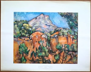 Paul Cezanne Mont St Victoire Rare Vintage 1st Ltd Ed Original Lithograph - Picture 1 of 1
