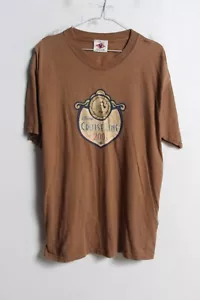 Vintage DISNEY Cruise Line 2001 T-Shirt Brown - Size XL (J86) - Picture 1 of 4