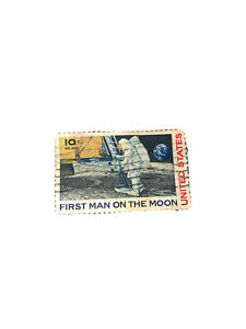 First Man On The Moon 10cent Stamp