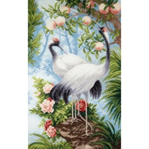 Counted Cross Stitch Kit Birds Cranes DIY Charivna mit - Bild 1 von 3