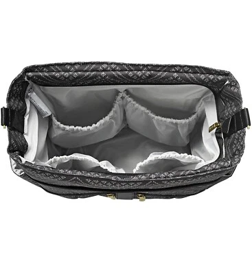 Mochila de fraldas JJ Cole preta asteca  - Imagem 1 de 4