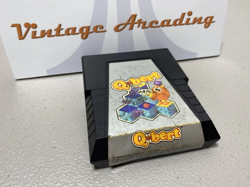 Qbert (Atari 2600) Game Cartridge NTSC - Image 1 of 1