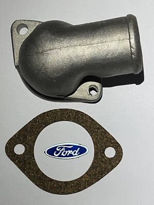 Ford Escort Mk1 Mk2  Crossflow Kent Thermostat Housing New Pattern Part + Gasket - Image 1 of 4