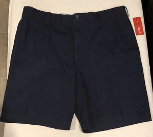 Pantalón corto Izod Golf Swing para hombre talla 40 azul marino frente plano liso - Imagen 1 de 11