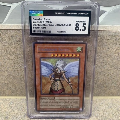 2009 Yu-Gi-Oh! Stardust Overdrive SOVR-EN097 Guardian Eatos CGC 8.5 NM/Mint - Image 1 of 3