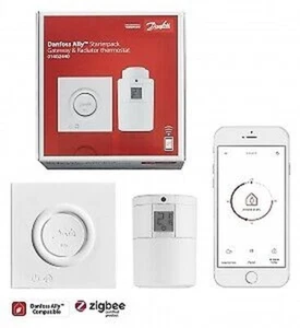 Paquete De Inicio Danfoss Ally, Zigbee + Un Termostato De Radiador, 014G2440 - Imagen 1 de 1