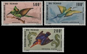 Chad 1966 - Mi-Nr. 163-165 ** - MNH - Pájaros / Pájaros - Imagen 1 de 1