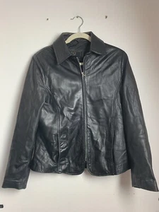 212 America leather jacket black Sz L Xx3 - Picture 1 of 12