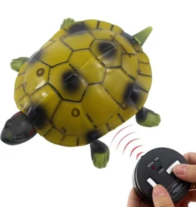 Kids toy remote control/ rc tortoise crawling turtle. infrared control (brown) - Picture 1 of 6