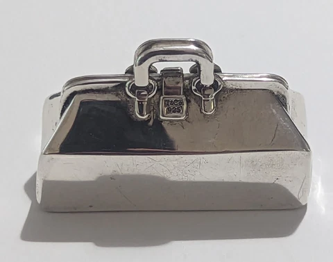 TIFFANY & CO. Sterling Silver Doctors Bag Luggage Pill Box Cover