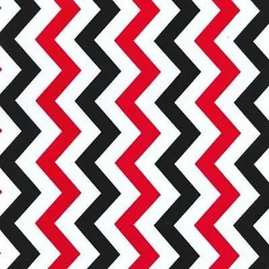 Michael Miller Siren Song CX6221 Rouge Shi-Shi Chevrons Bty Cotton Fabric - Picture 1 of 1