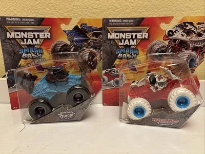 Monster Jam Smash And Bash Serie 2 - Monster Mutt & Son Uva Digger - Lote de 2 Foto 1 de 4
