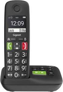 Gigaset S30852-H2921-B101 - Telefon bezprzewodowy z identyfikatorem dzwoniącego i głośnością - Zdjęcie 1 z 8