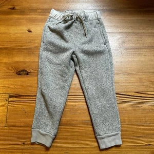 OshKosh B'gosh brown taupe fleece lined sweatpants SIZE 4 - Picture 1 of 5